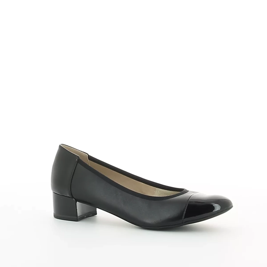 Image (1) de la chaussures Caprice - Escarpins Noir en Cuir