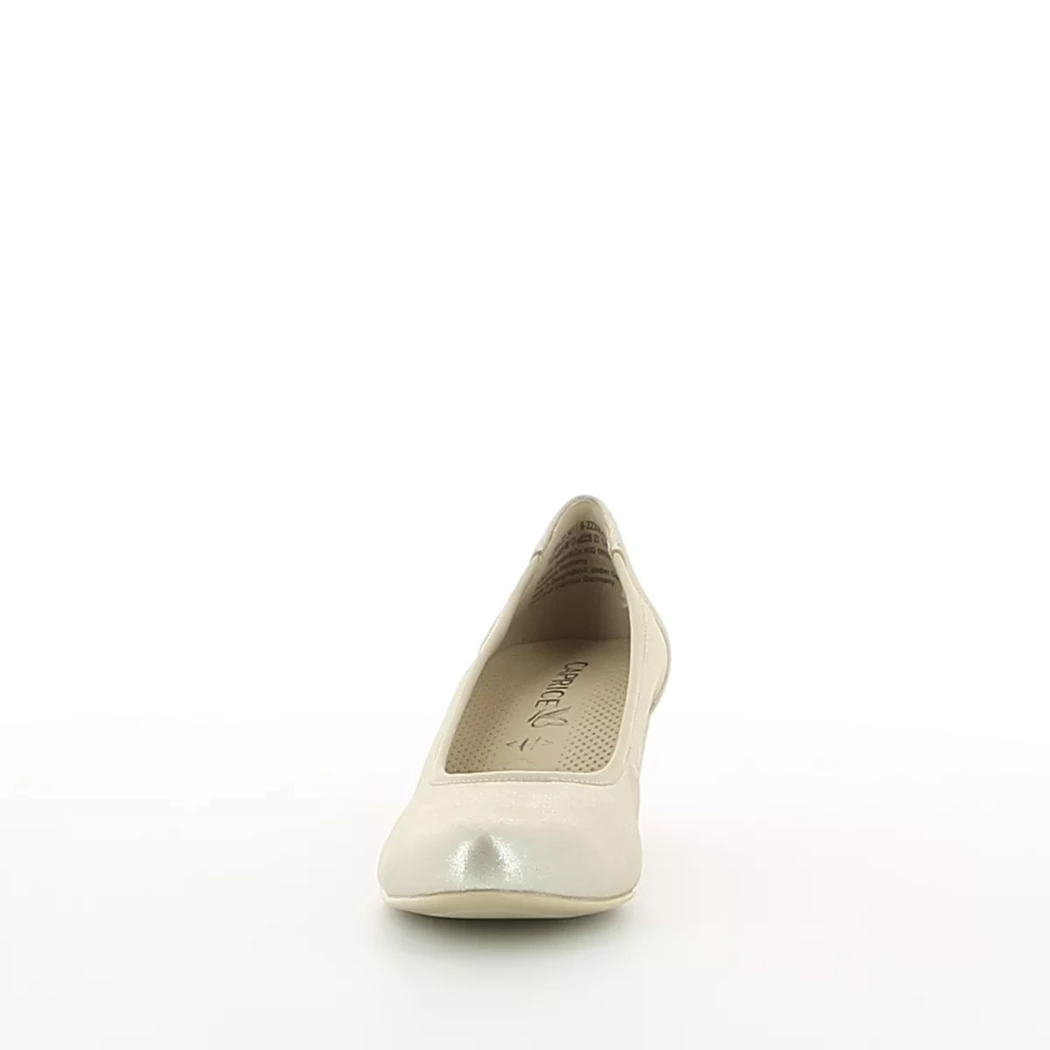 Image (5) de la chaussures Caprice - Escarpins Or / Bronze / Platine en Cuir nubuck