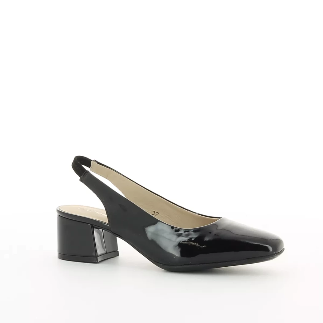 Image (1) de la chaussures Caprice - Escarpins Noir en Cuir vernis