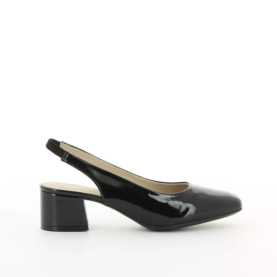Image (2) de la chaussures Caprice - Escarpins Noir en Cuir vernis
