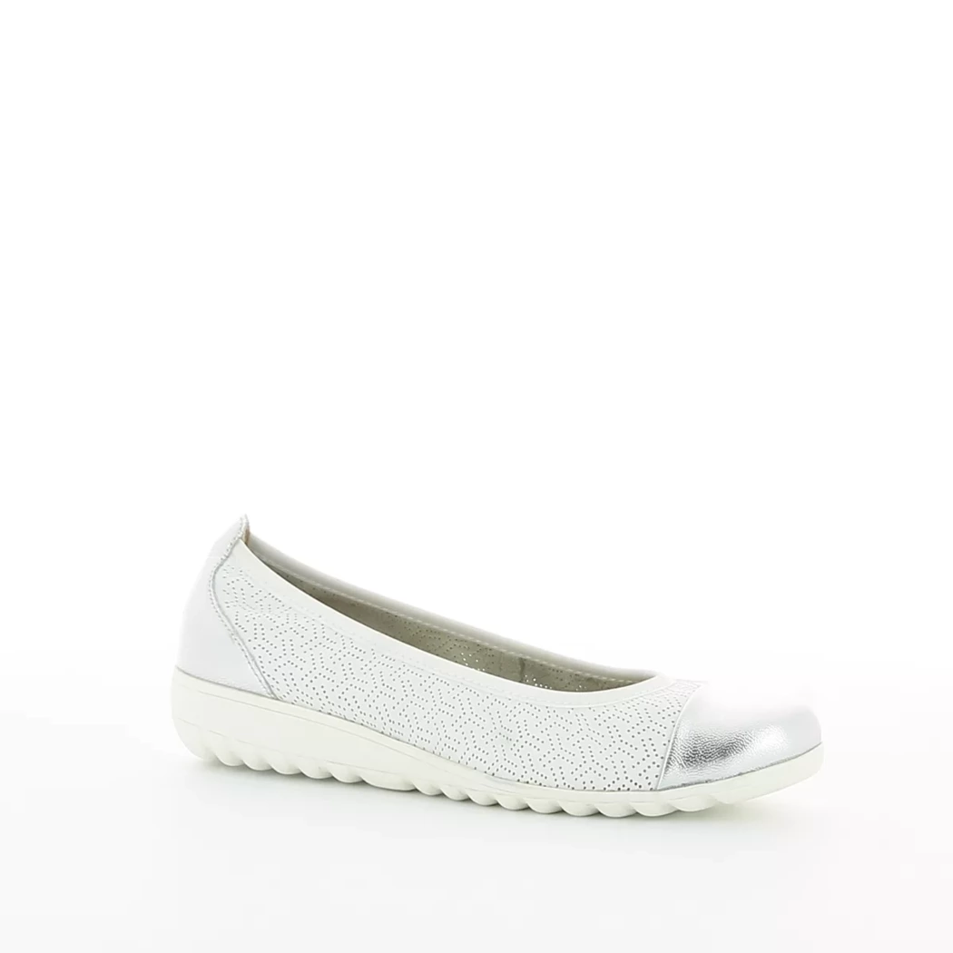 Image (1) de la chaussures Caprice - Ballerines Blanc en Cuir