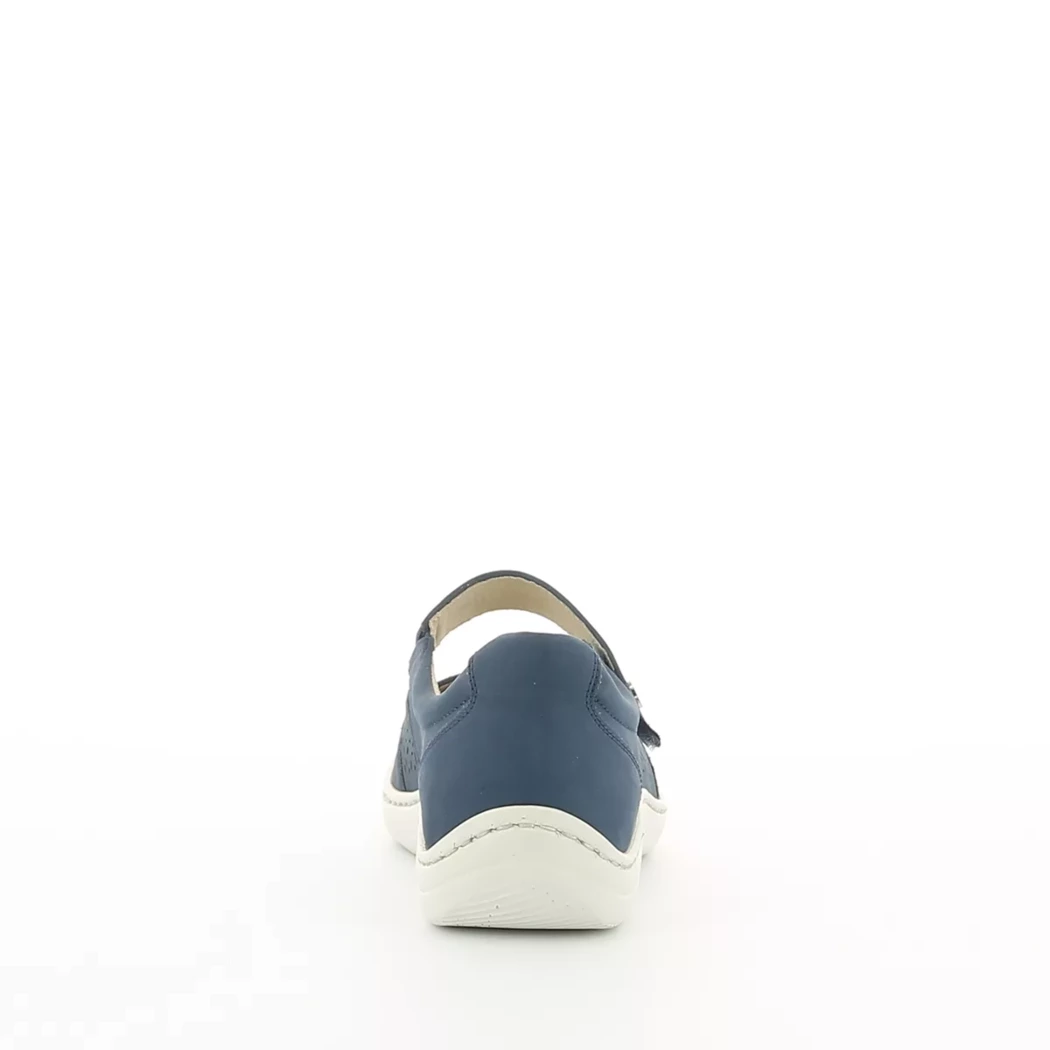 Image (3) de la chaussures Caprice - Ballerines Bleu en Cuir nubuck