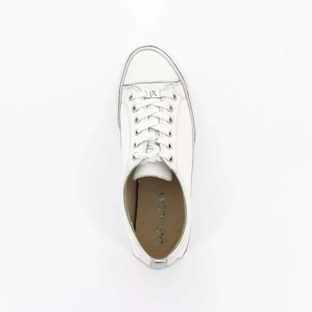 Image (6) de la chaussures Caprice - Baskets Blanc en Cuir vernis