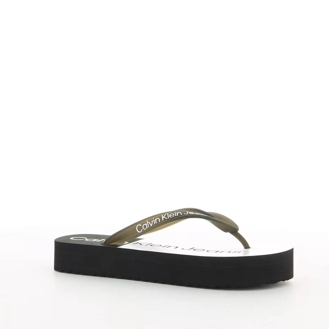Image (1) de la chaussures Calvin Klein - Mules et Sabots Noir en Caoutchouc