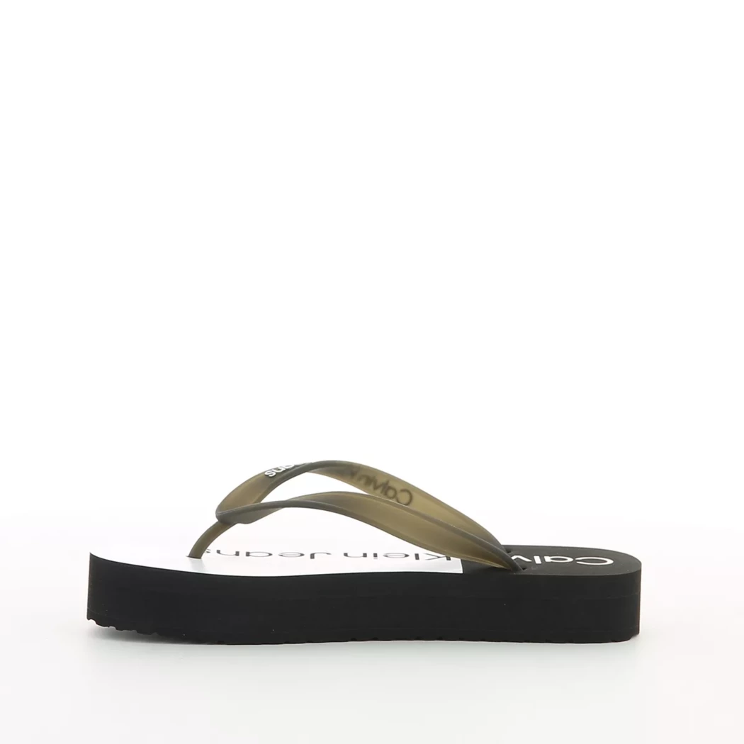 Image (4) de la chaussures Calvin Klein - Mules et Sabots Noir en Caoutchouc