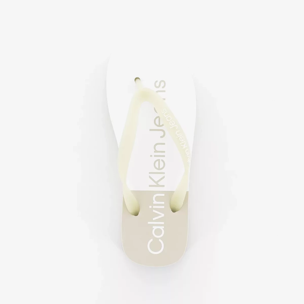 Image (6) de la chaussures Calvin Klein - Mules et Sabots Beige en Caoutchouc