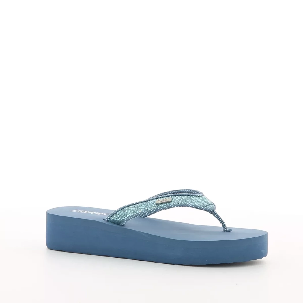 Image (1) de la chaussures Esprit - Mules et Sabots Bleu en Textile