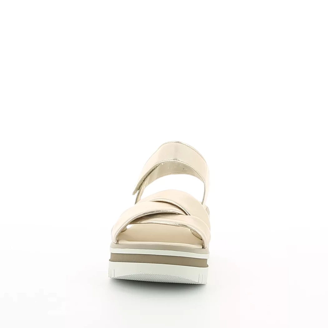 Image (5) de la chaussures Gabor - Sandales et Nu-Pieds Taupe en Cuir