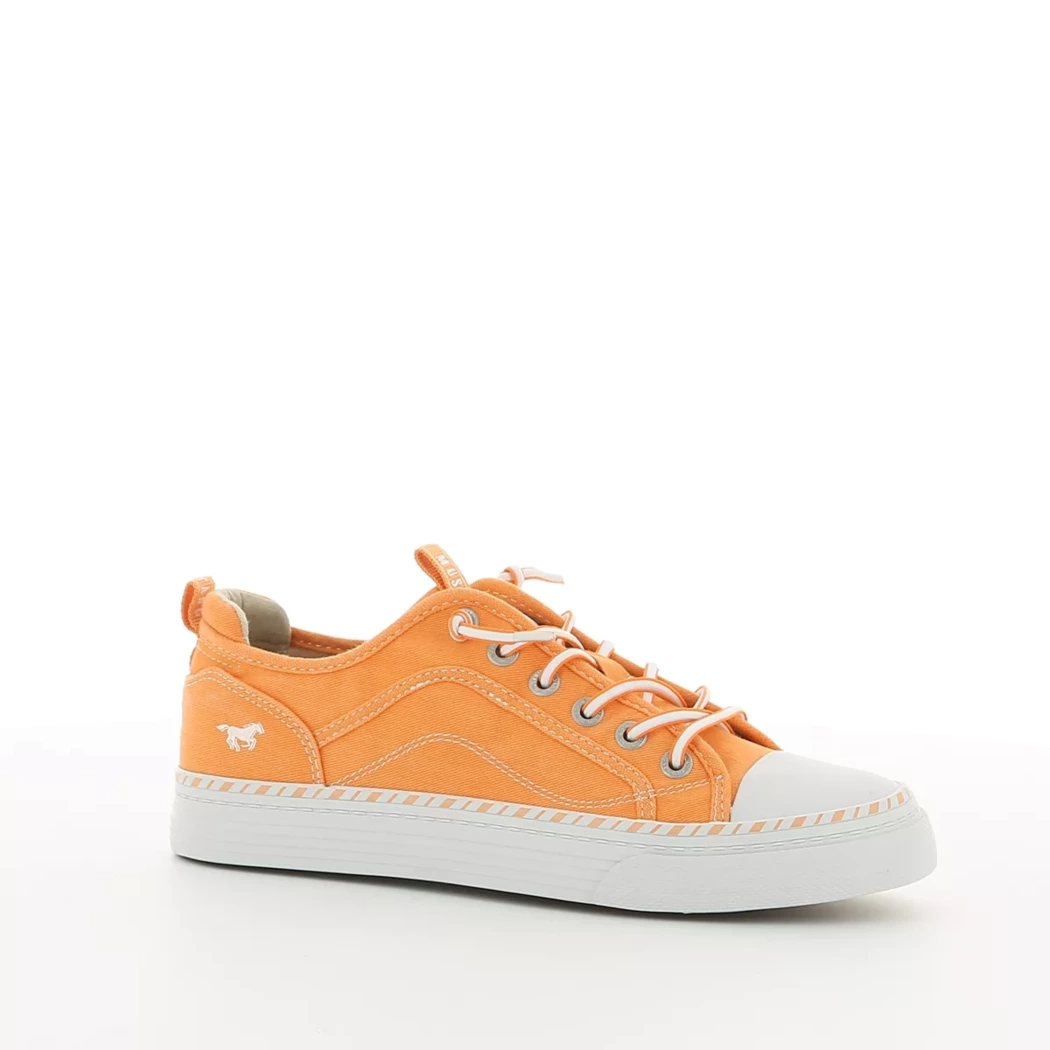 Image (1) de la chaussures Mustang - Baskets Orange en Textile