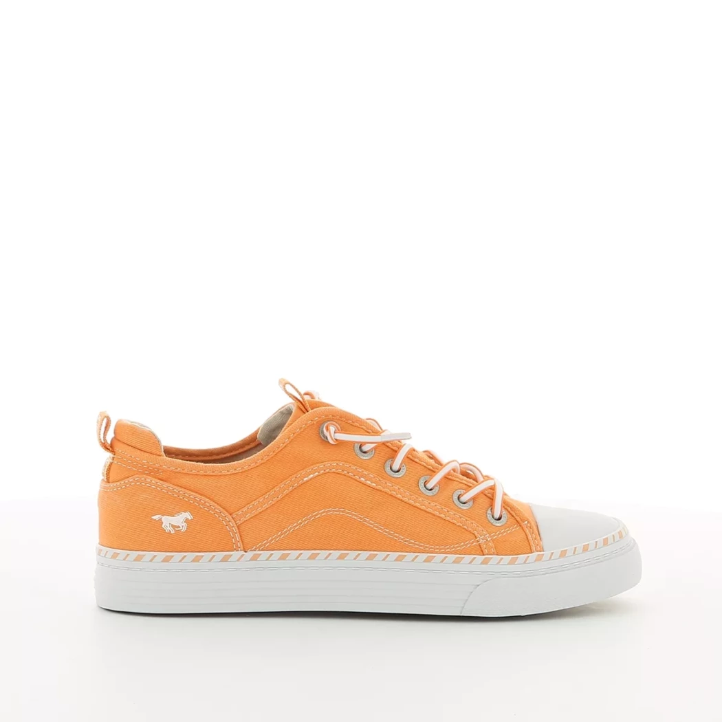 Image (2) de la chaussures Mustang - Baskets Orange en Textile