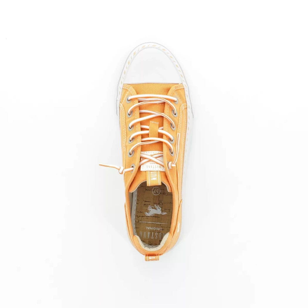 Image (6) de la chaussures Mustang - Baskets Orange en Textile