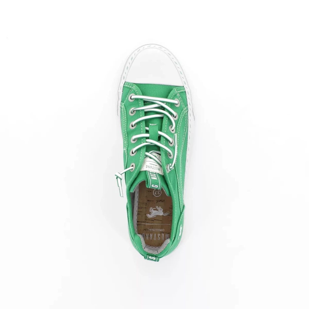 Image (6) de la chaussures Mustang - Baskets Vert en Textile