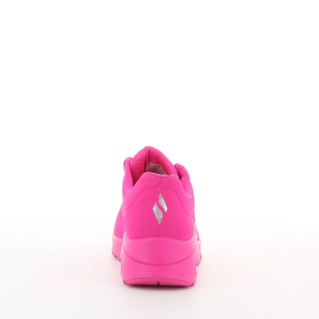 Image (3) de la chaussures Skechers - Baskets Rose en Cuir synthétique