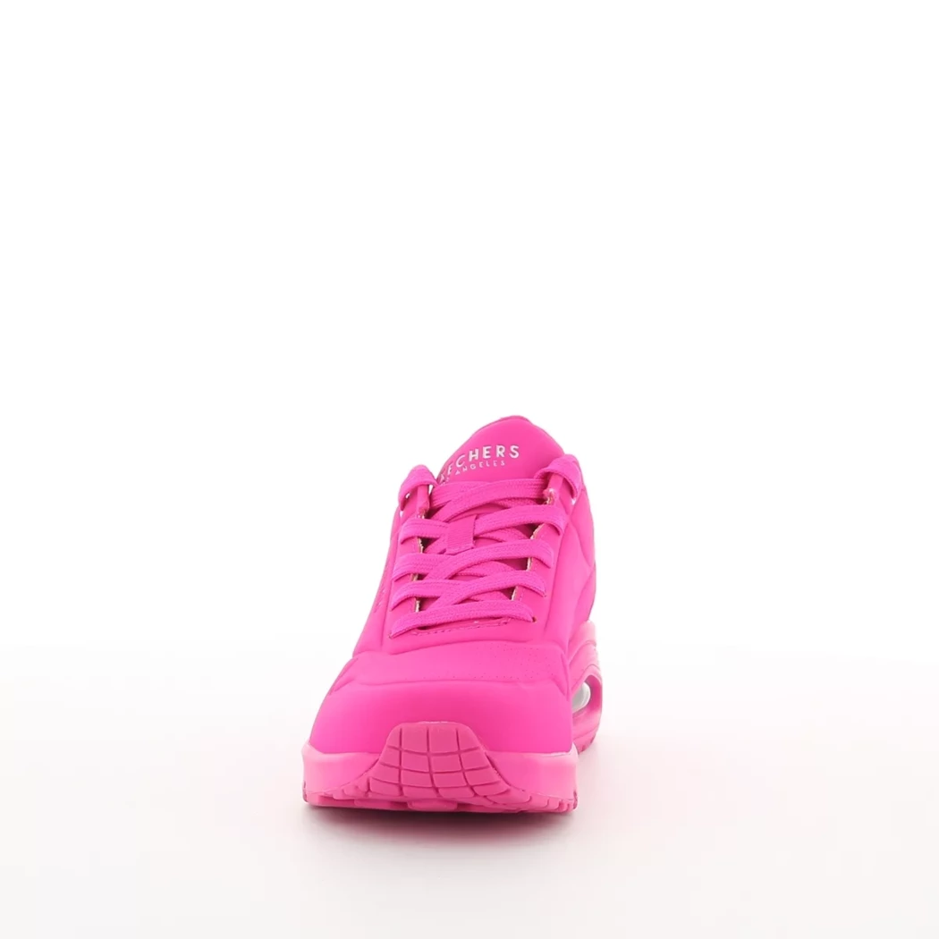 Image (5) de la chaussures Skechers - Baskets Rose en Cuir synthétique