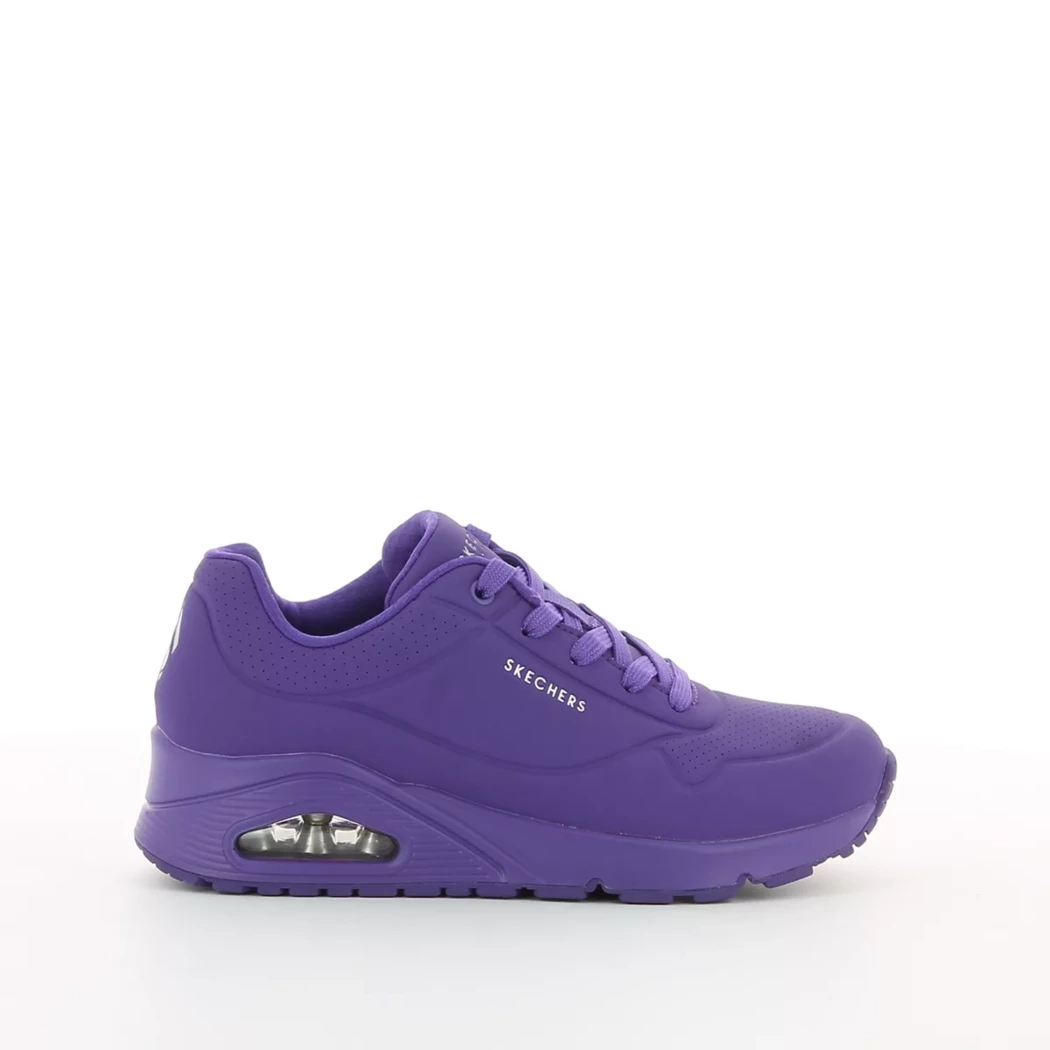 Image (2) de la chaussures Skechers - Baskets Violet / Lilas en Cuir synthétique