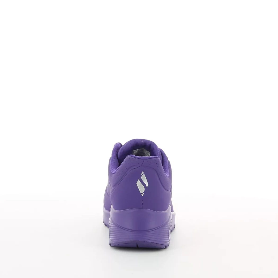 Image (3) de la chaussures Skechers - Baskets Violet / Lilas en Cuir synthétique