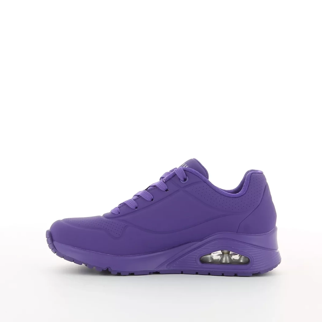 Image (4) de la chaussures Skechers - Baskets Violet / Lilas en Cuir synthétique