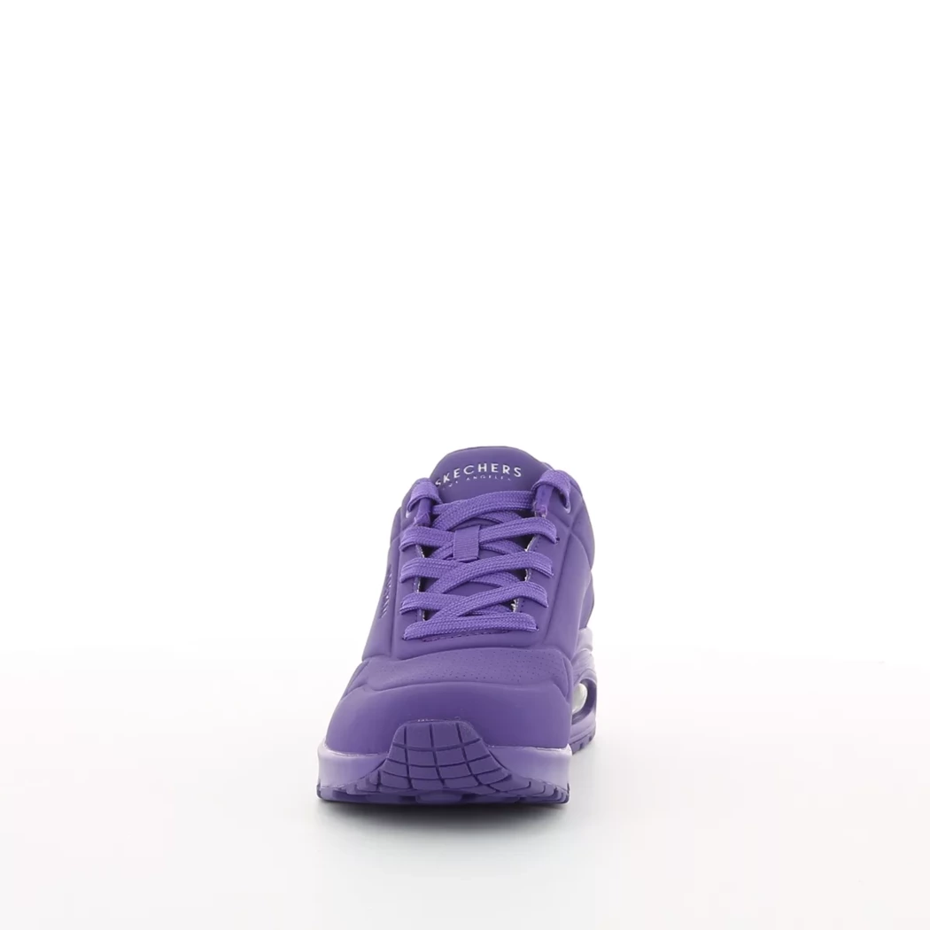 Image (5) de la chaussures Skechers - Baskets Violet / Lilas en Cuir synthétique