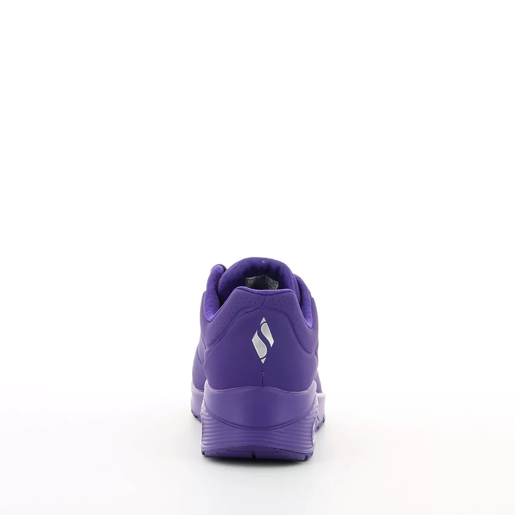 Image (6) de la chaussures Skechers - Baskets Violet / Lilas en Cuir synthétique