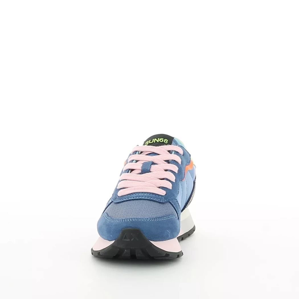 Image (5) de la chaussures Sun68 - Baskets Bleu en Multi-Matières