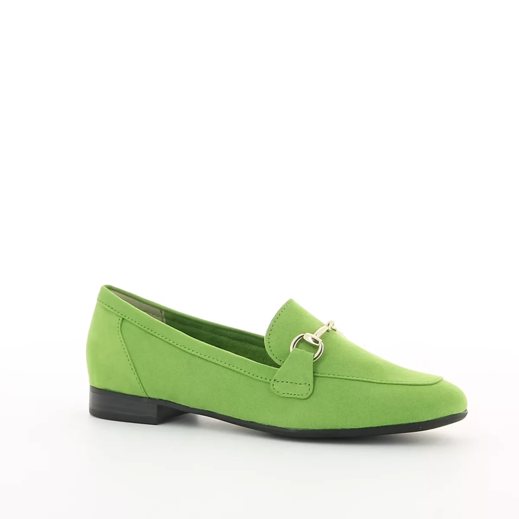 Image (1) de la chaussures Marco Tozzi - Mocassins Vert en Cuir synthétique