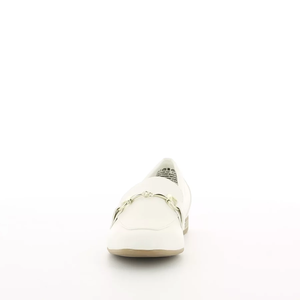 Image (5) de la chaussures Marco Tozzi - Mocassins Blanc en Cuir synthétique