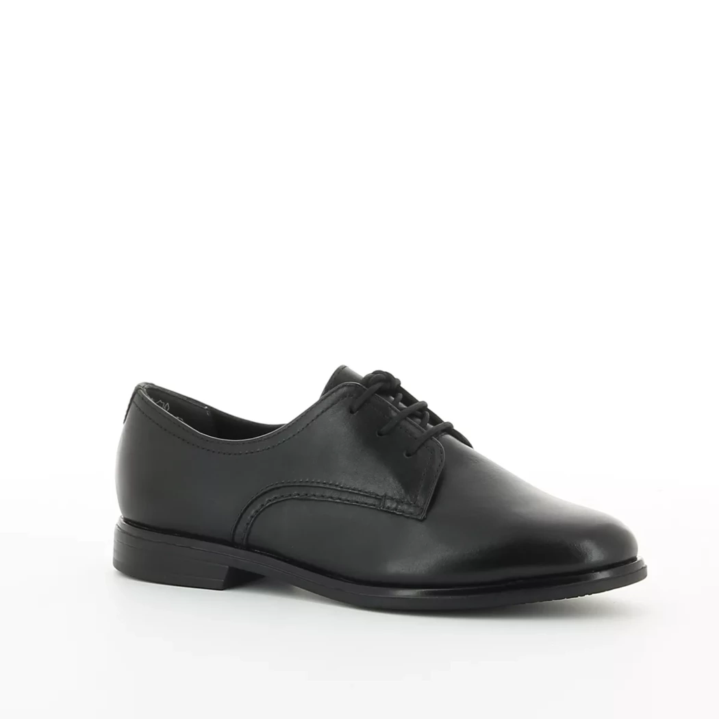 Image (1) de la chaussures Tamaris - Chaussures à lacets Noir en Cuir