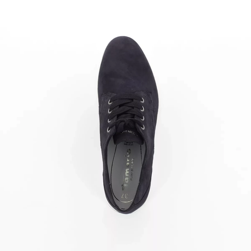Image (6) de la chaussures Tamaris - Chaussures à lacets Bleu en Cuir synthétique