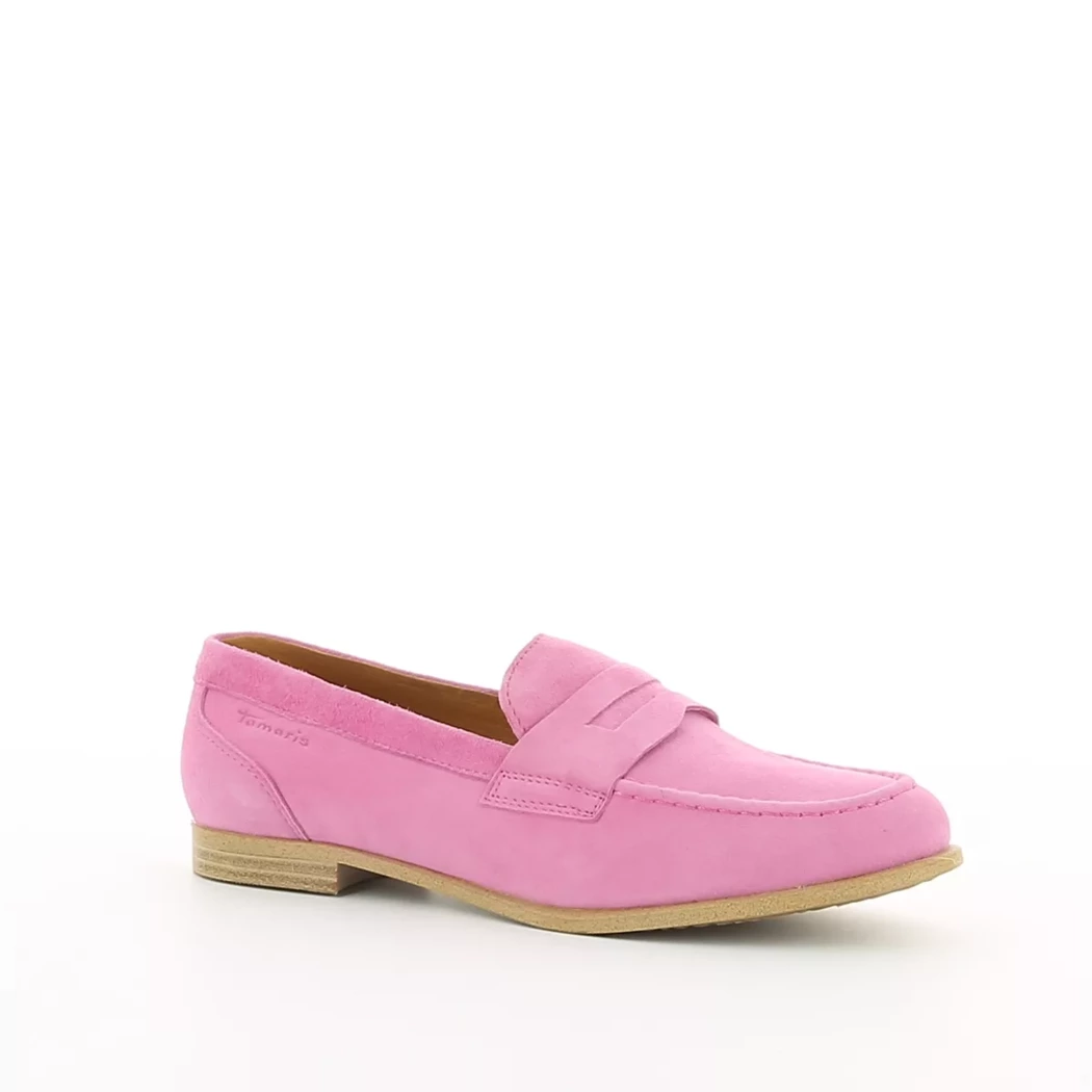 Image (1) de la chaussures Tamaris - Mocassins Rose en Cuir nubuck