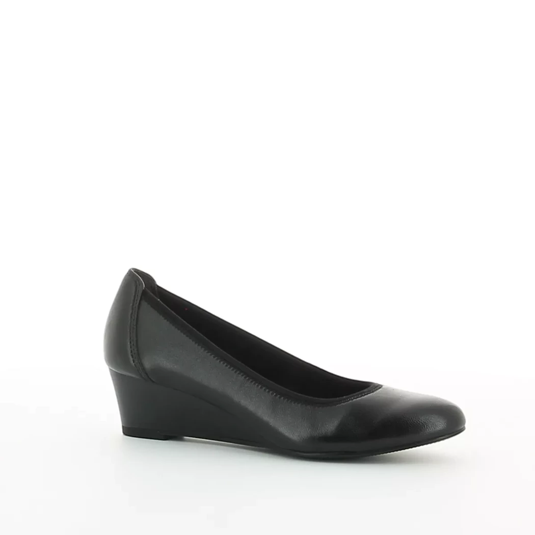 Image (1) de la chaussures Tamaris - Escarpins Noir en Cuir