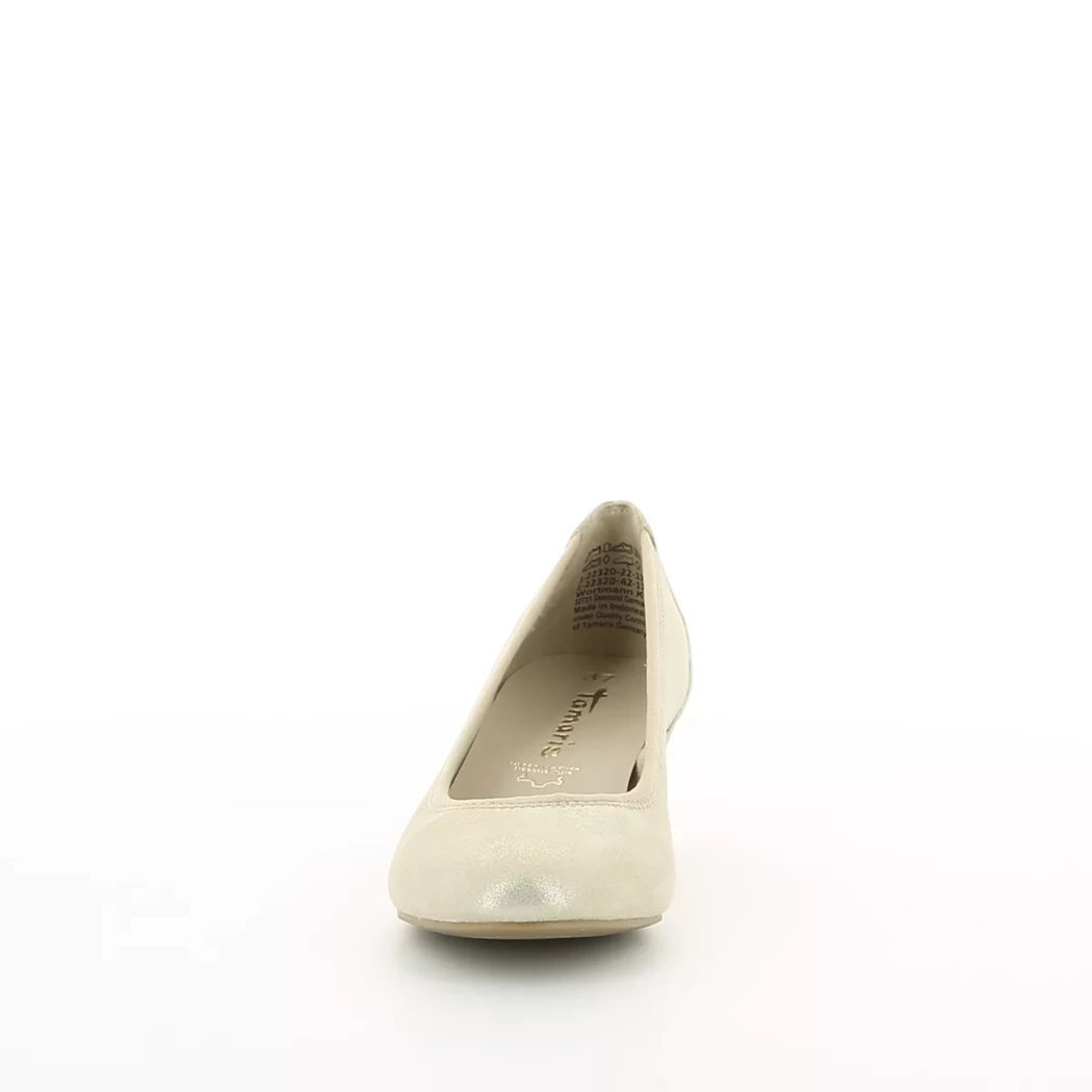 Image (5) de la chaussures Tamaris - Escarpins Beige en Cuir nubuck