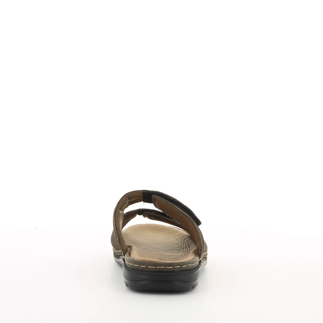 Image (3) de la chaussures Rieker - Mules et Sabots Marron en Cuir nubuck