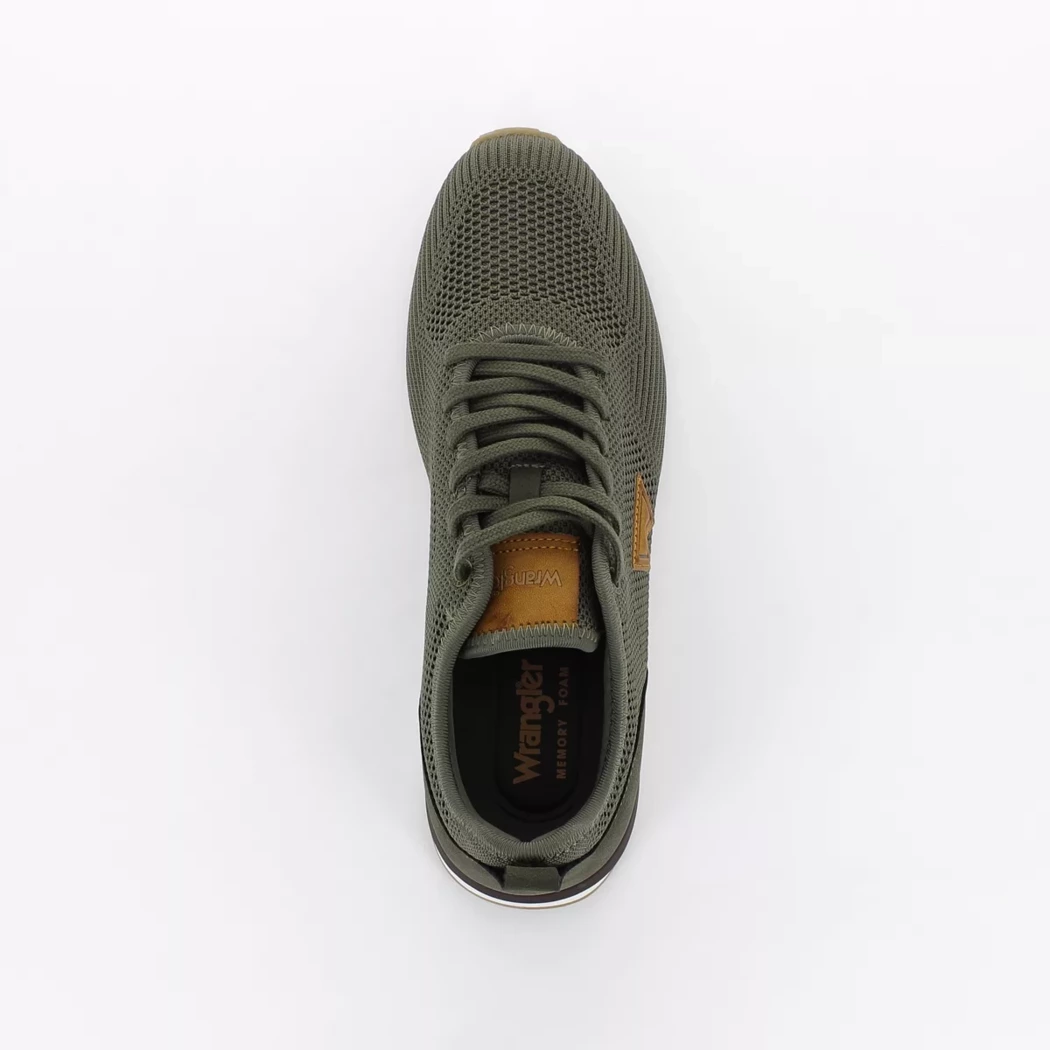 Image (6) de la chaussures Wrangler - Baskets Vert en Textile
