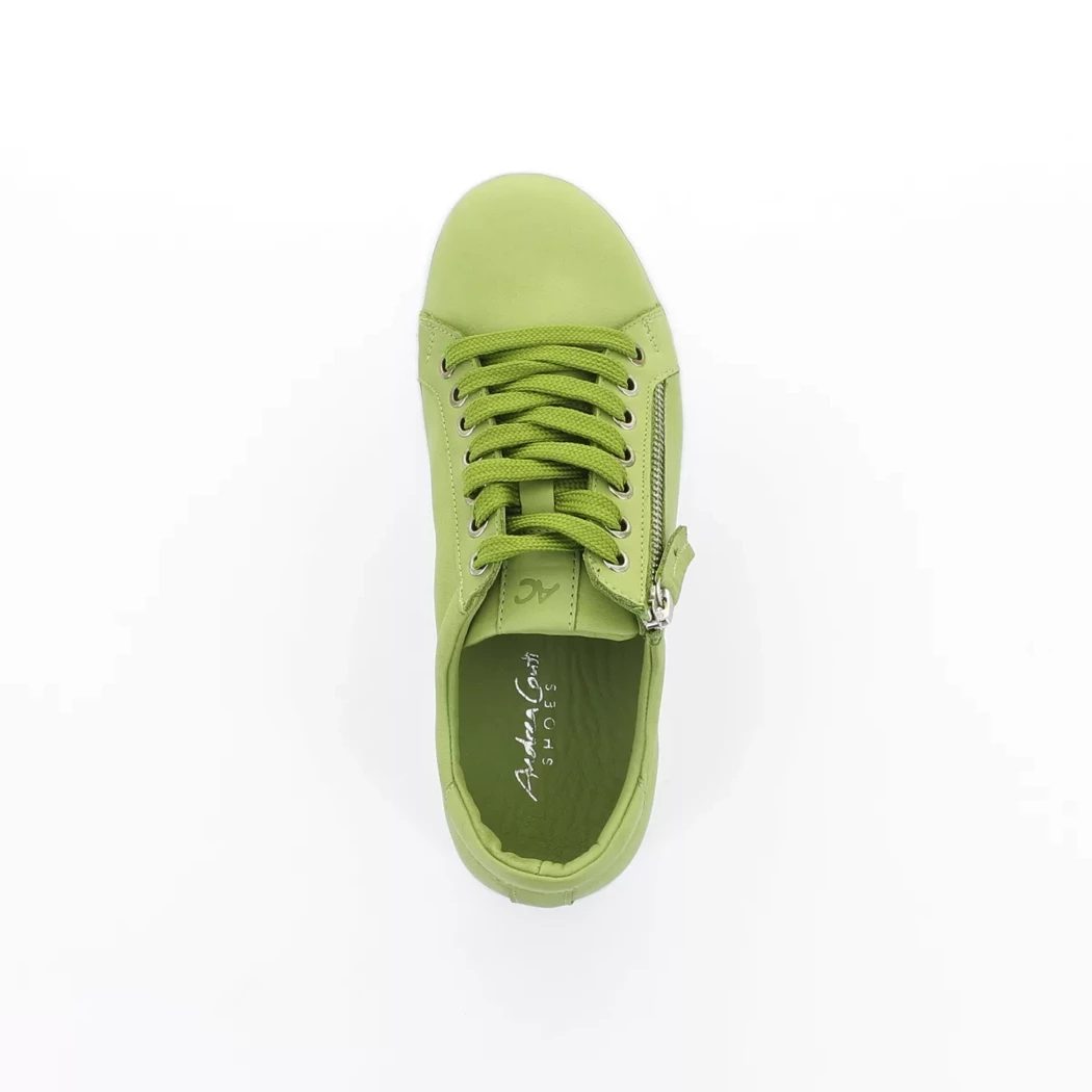 Image (6) de la chaussures Andrea Conti - Baskets Vert en Cuir