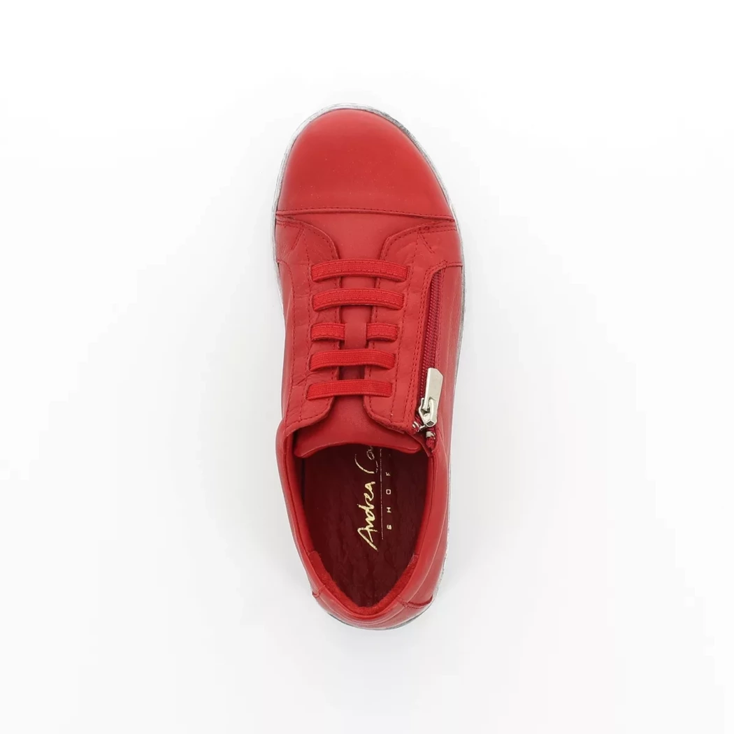 Image (6) de la chaussures Andrea Conti - Baskets Rouge en Cuir