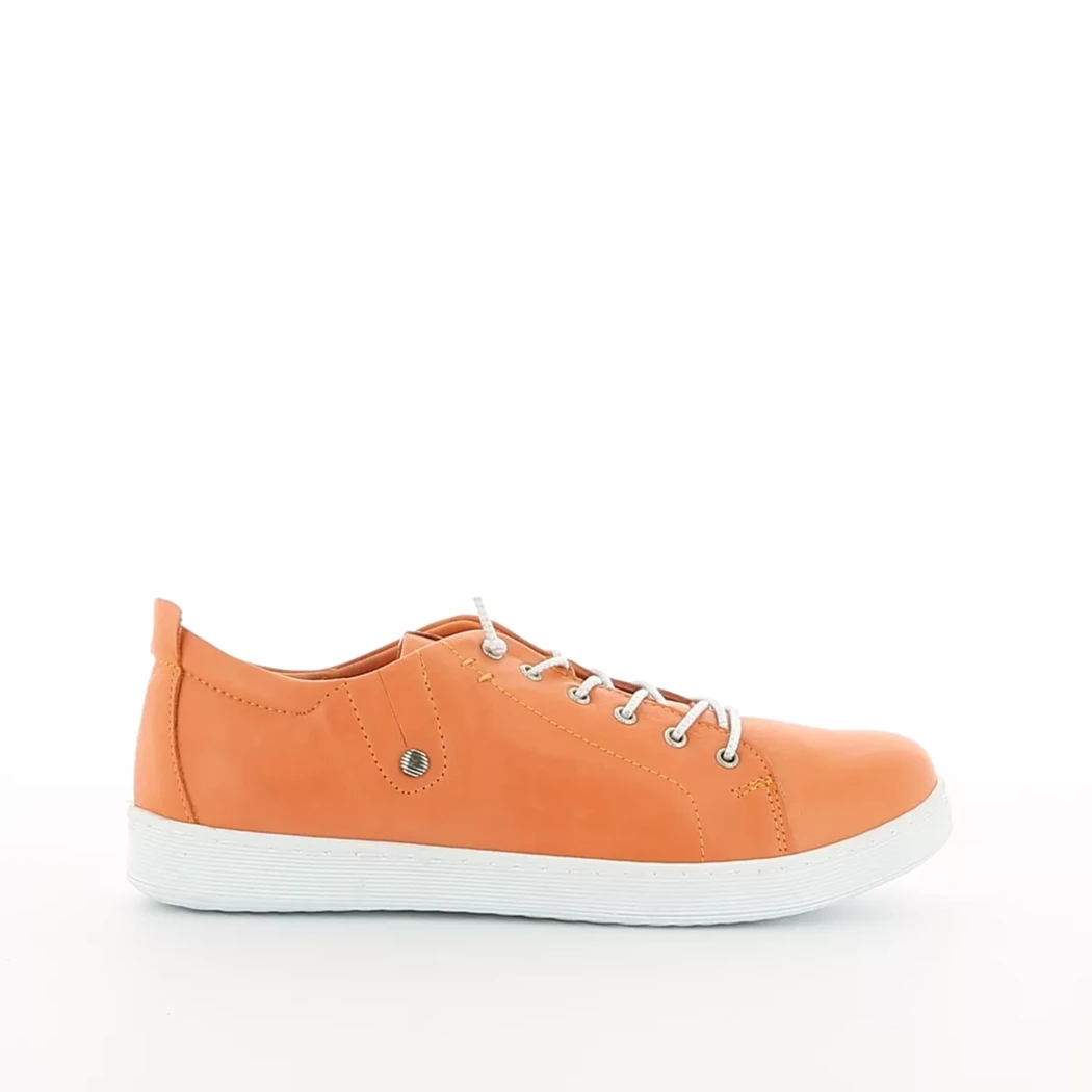 Image (2) de la chaussures Andrea Conti - Baskets Orange en Cuir