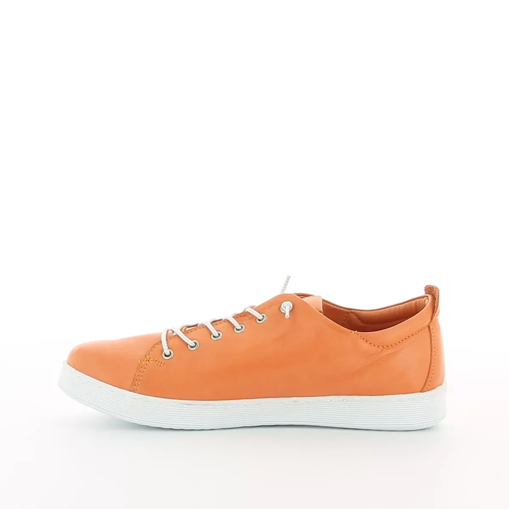 Image (4) de la chaussures Andrea Conti - Baskets Orange en Cuir