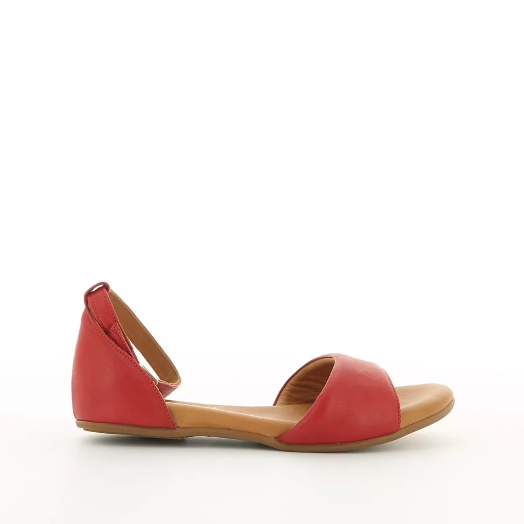 Image (2) de la chaussures Andrea Conti - Sandales et Nu-Pieds Rouge en Cuir