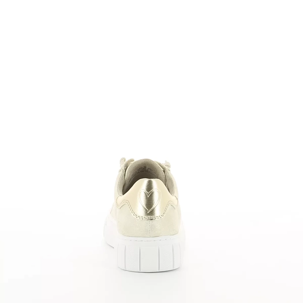 Image (3) de la chaussures Marco Tozzi - Baskets Or / Bronze / Platine en Cuir synthétique