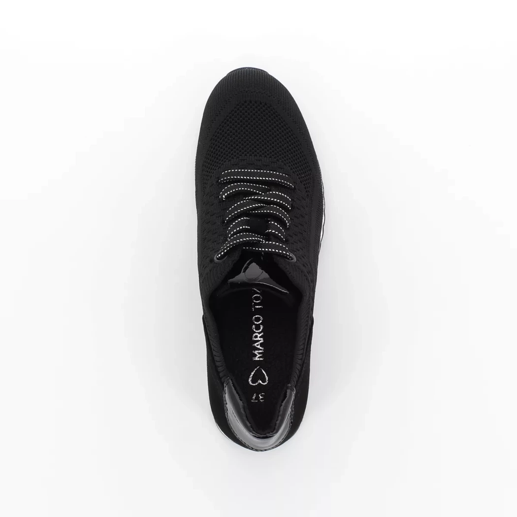 Image (6) de la chaussures Marco Tozzi - Baskets Noir en Textile