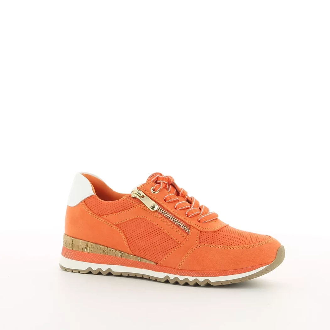Image (1) de la chaussures Marco Tozzi - Baskets Orange en Cuir synthétique