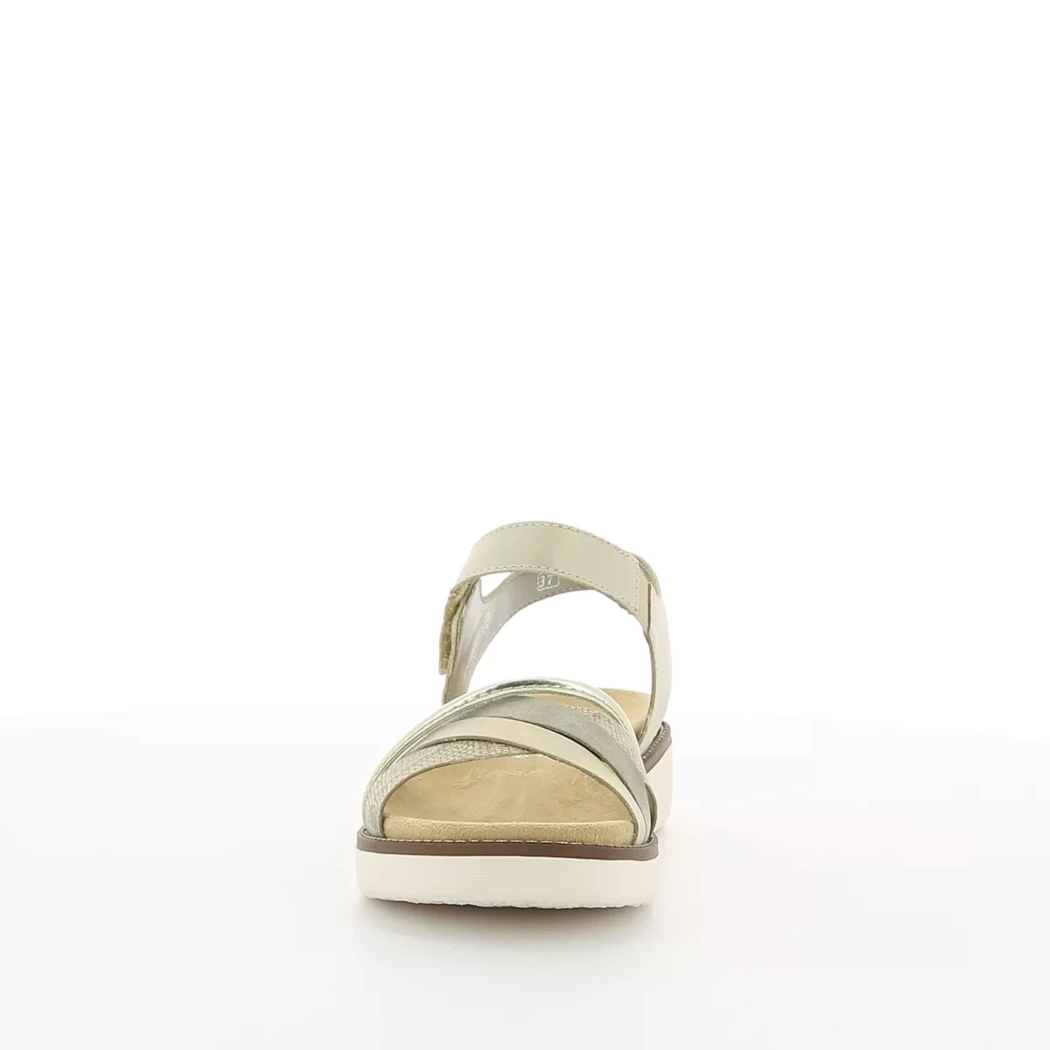 Image (5) de la chaussures Remonte - Sandales et Nu-Pieds Or / Bronze / Platine en Cuir