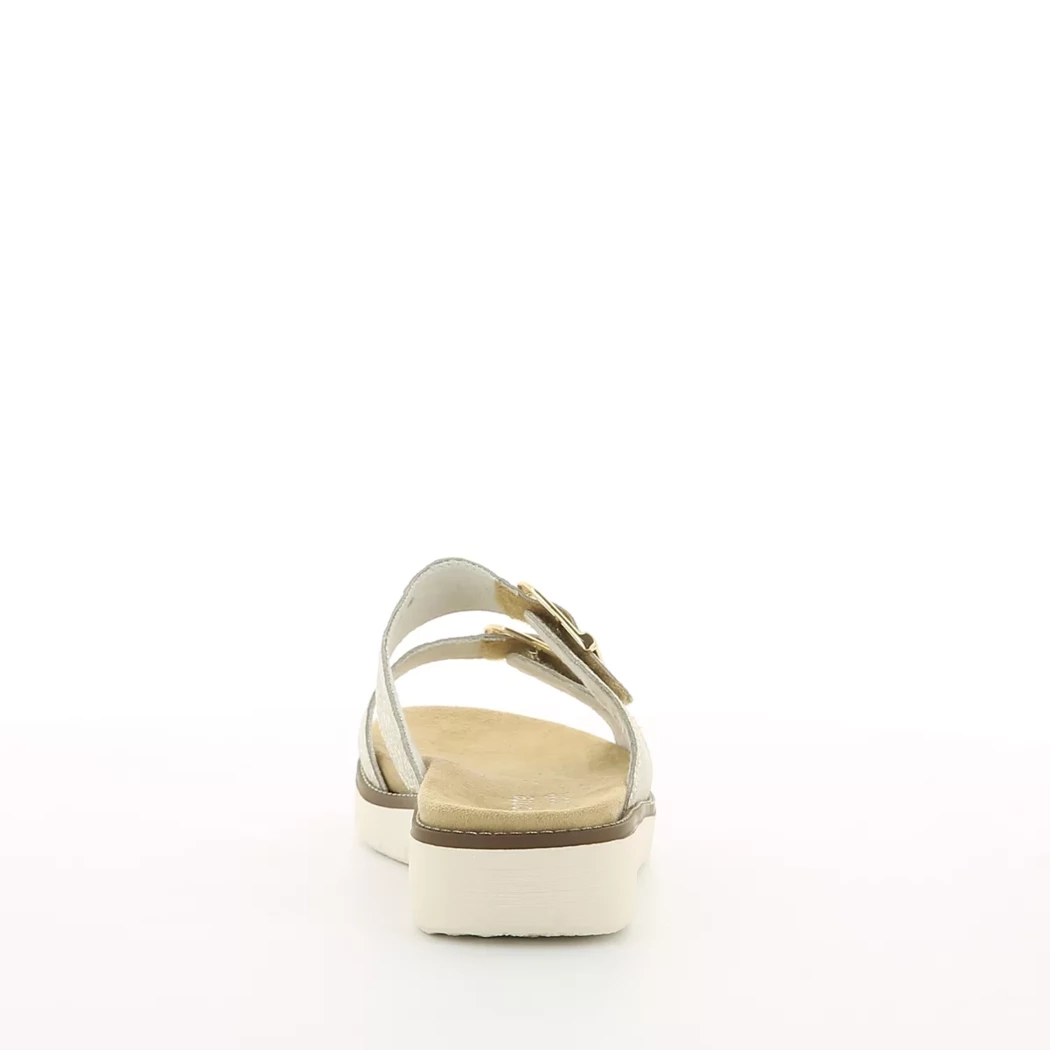 Image (3) de la chaussures Remonte - Mules et Sabots Or / Bronze / Platine en Cuir synthétique