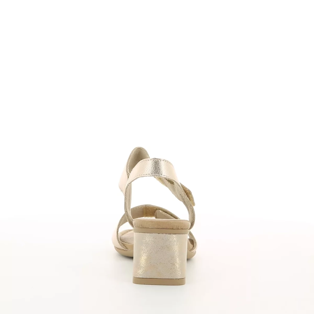 Image (3) de la chaussures Remonte - Sandales et Nu-Pieds Rose en Cuir