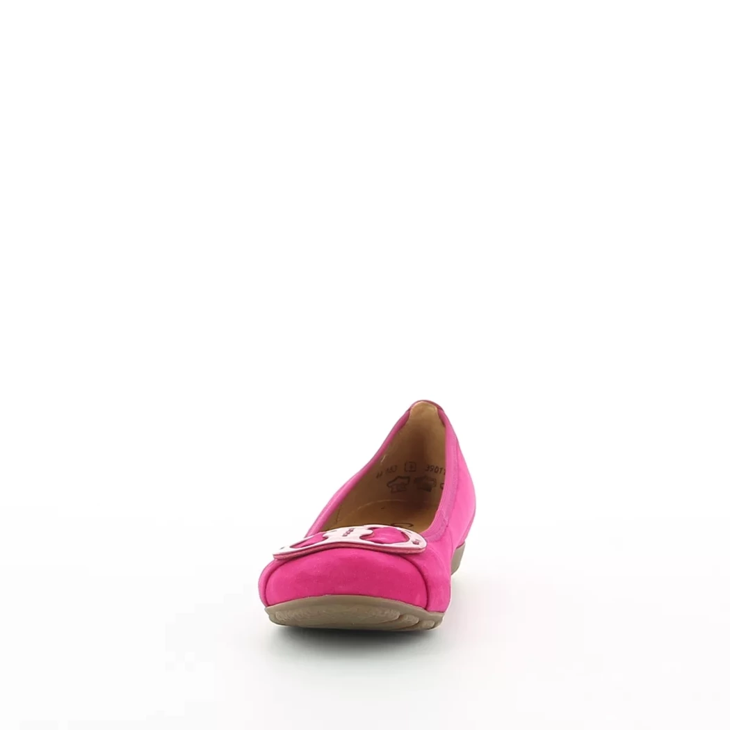 Image (5) de la chaussures Gabor - Ballerines Rose en Cuir nubuck