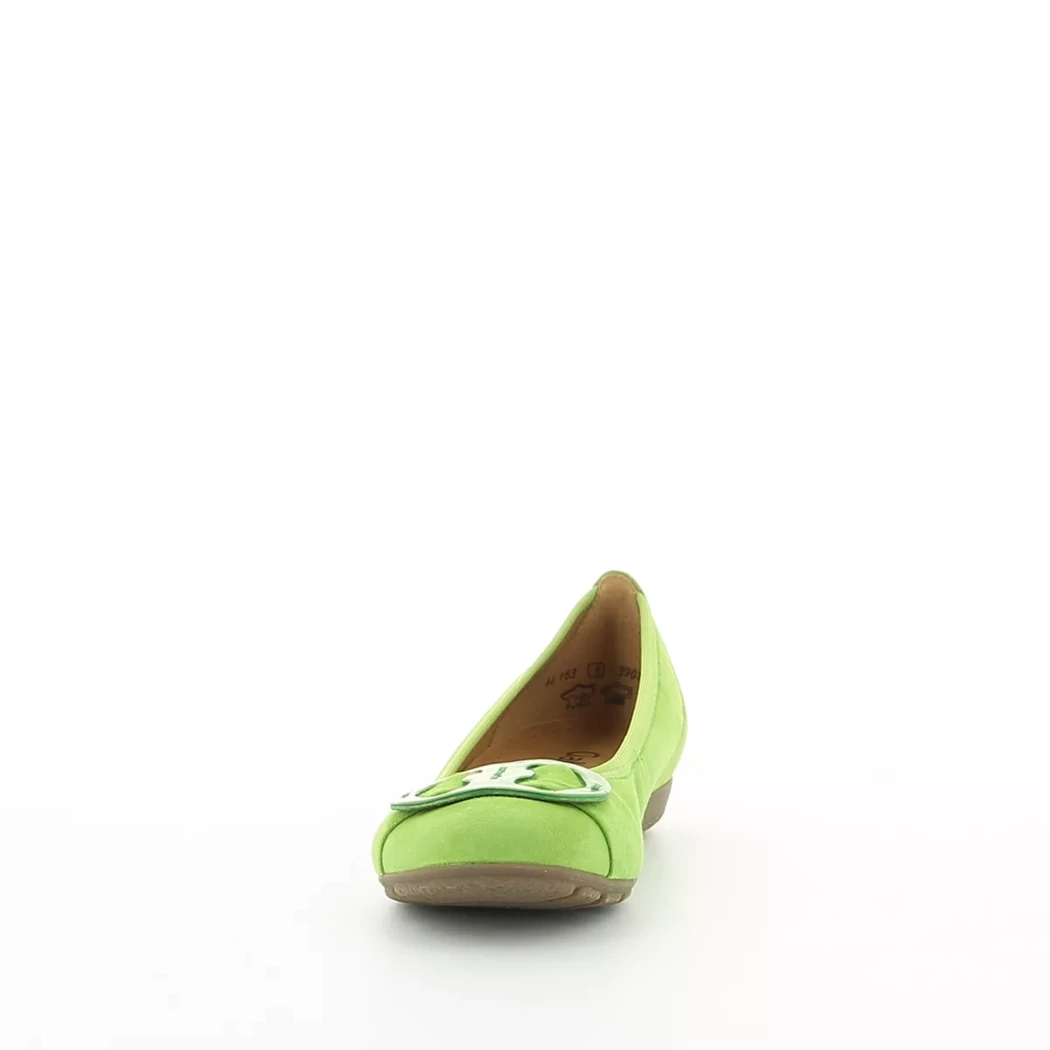 Image (5) de la chaussures Gabor - Ballerines Vert en Cuir nubuck