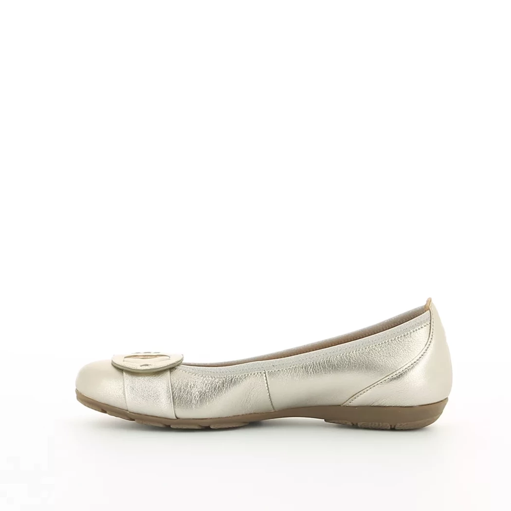 Image (4) de la chaussures Gabor - Ballerines Or / Bronze / Platine en Cuir nubuck