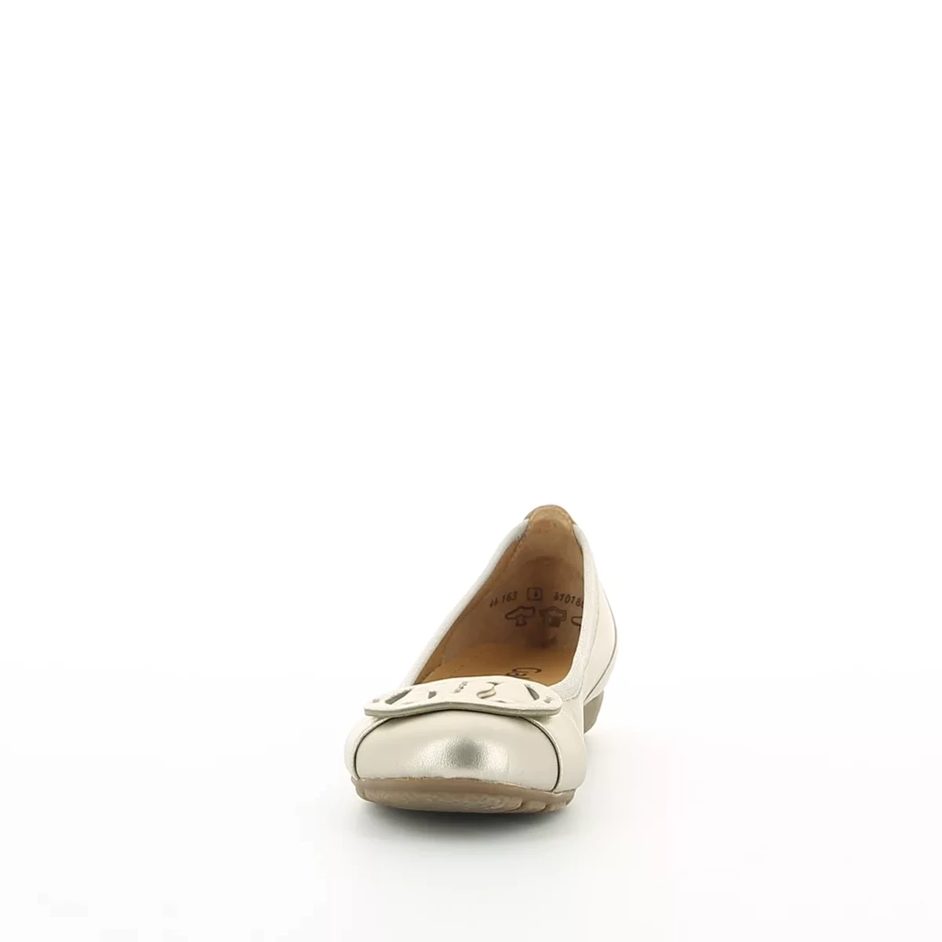 Image (5) de la chaussures Gabor - Ballerines Or / Bronze / Platine en Cuir nubuck