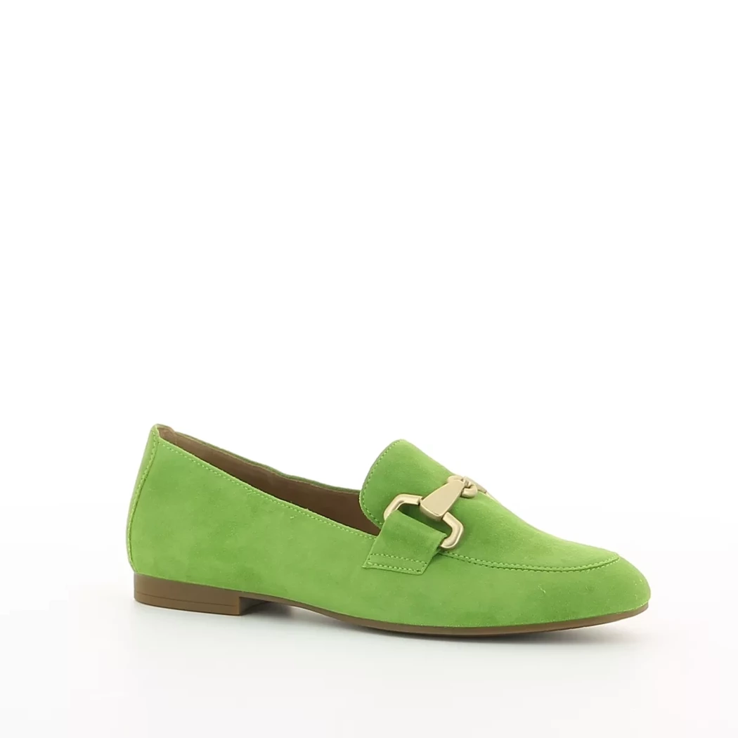 Image (1) de la chaussures Gabor - Mocassins Vert en Cuir nubuck