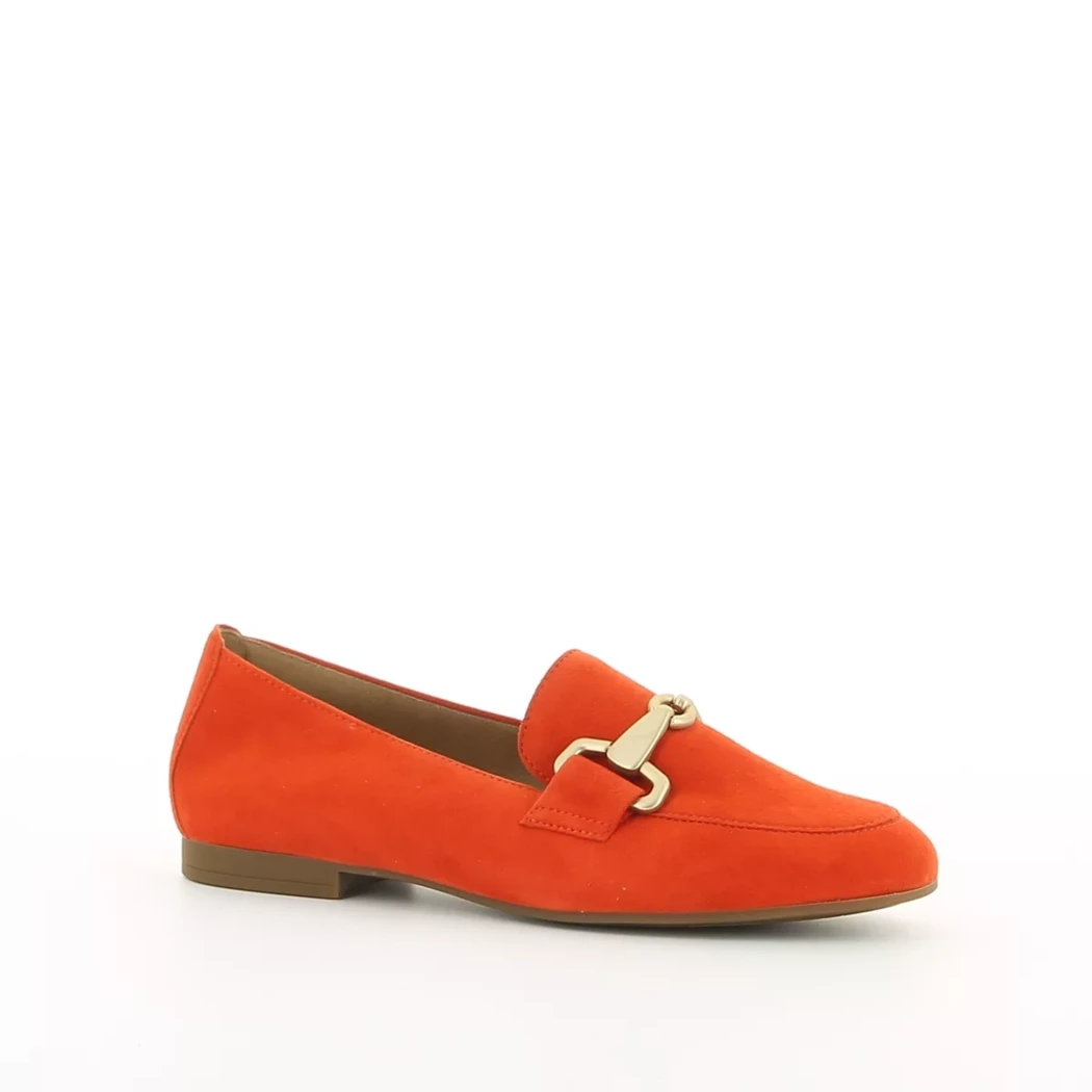 Image (1) de la chaussures Gabor - Mocassins Orange en Cuir nubuck